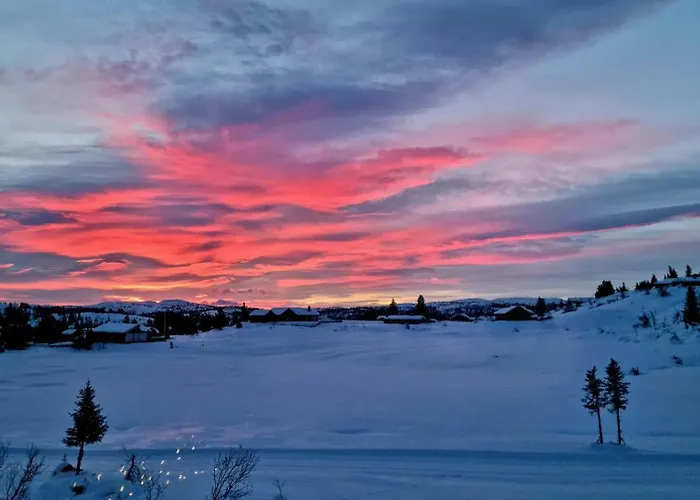 Family With Firepit At Sondre Fjellstolen Dom wakacyjny Reinli